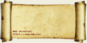 Anđela Pandurović vizit kartica